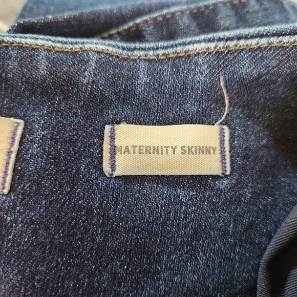 Madewell Maternity Skinny Jeans Size 4/27 Stretch Over-belly Band - Picture 5 of 16